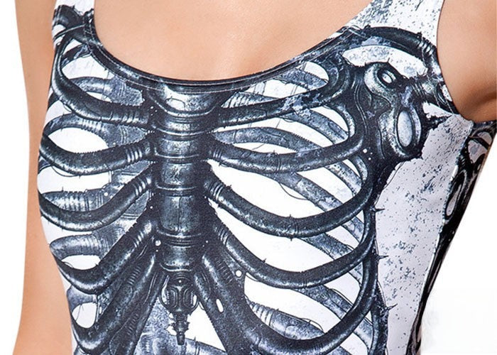Body Scheletron Nero look completo | Dream Shop