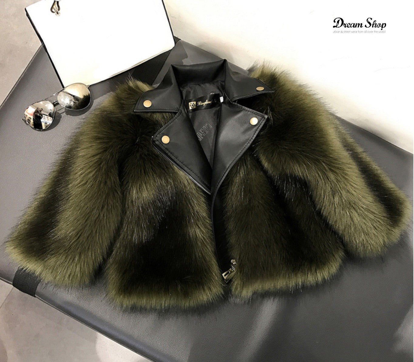 Bomber ecopelliccia Kark