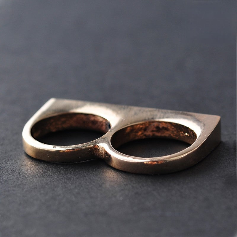 Anello Linear Doppio - versione oro | Dream Shop