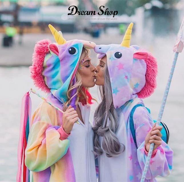 Pigiamone unicorn rainbow