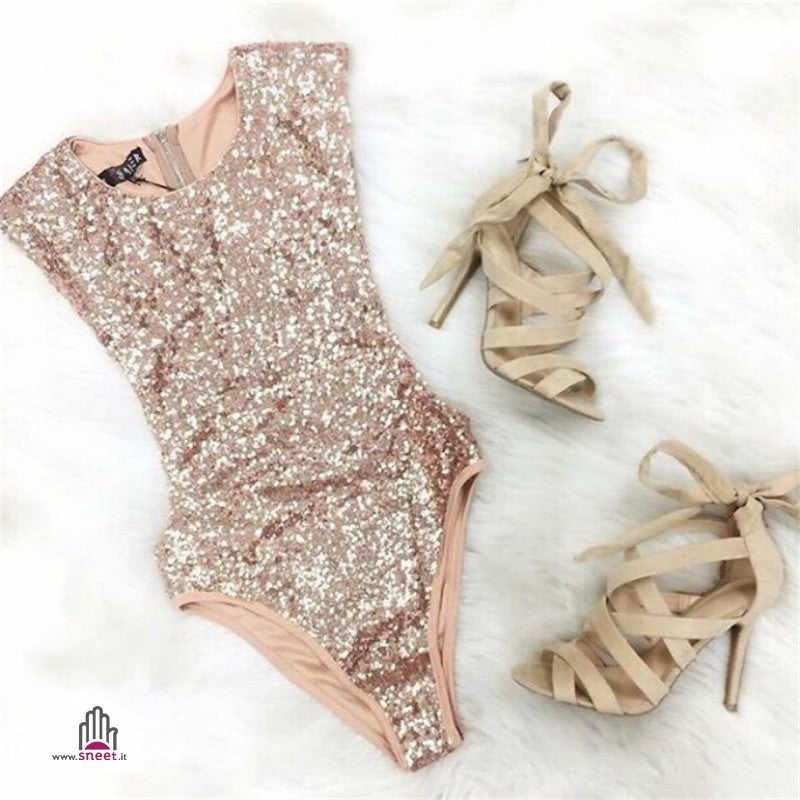 Body de lentejuelas Ullja