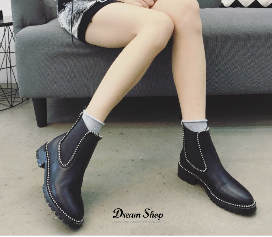 Scarponcini dot studs