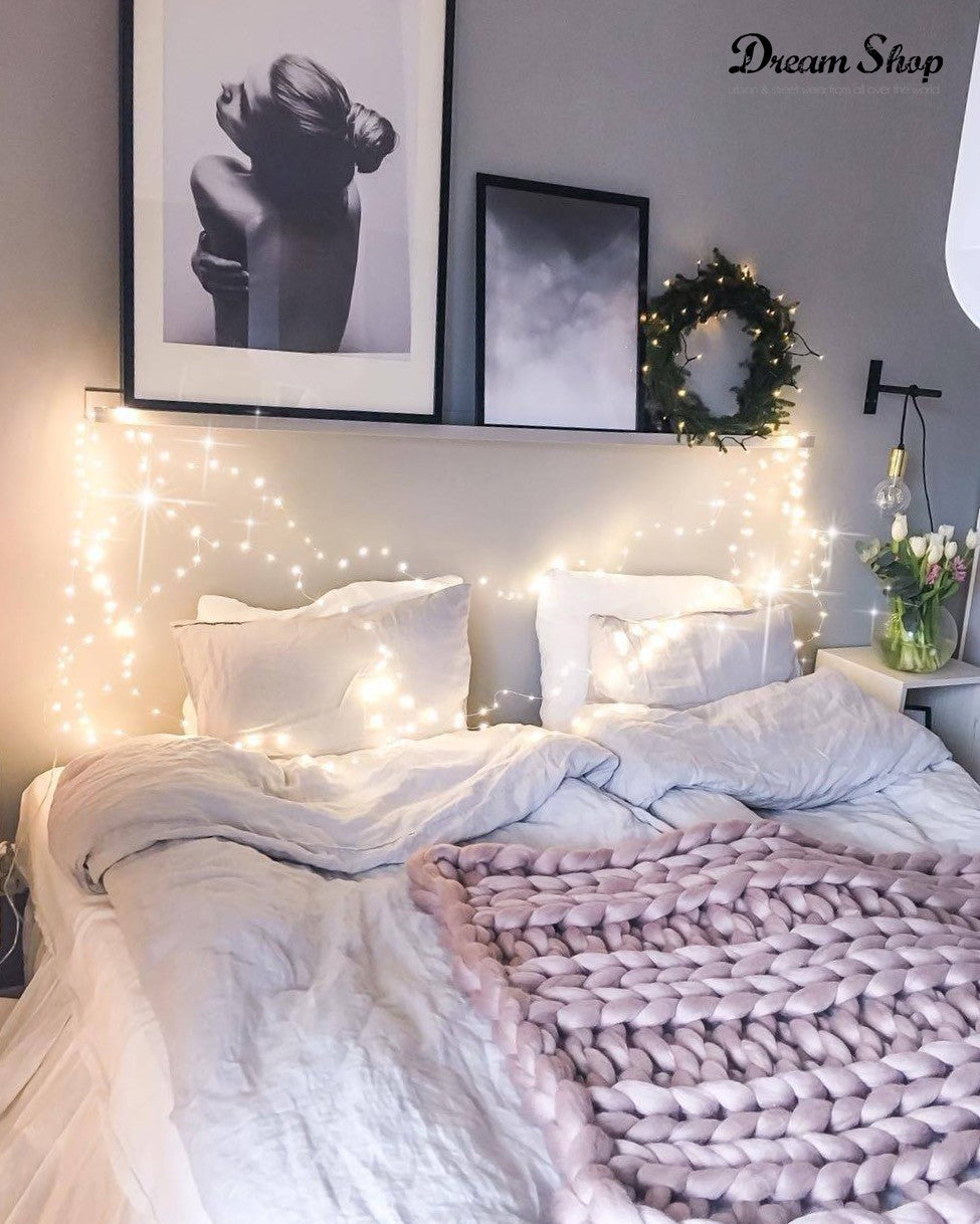 Coperta lana maxi knitt