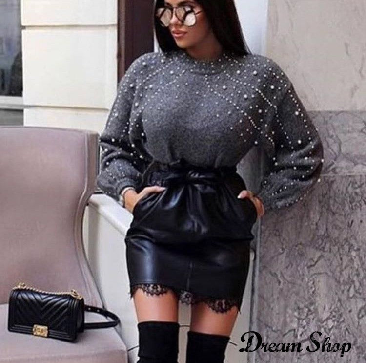 Maglione perle Byanca