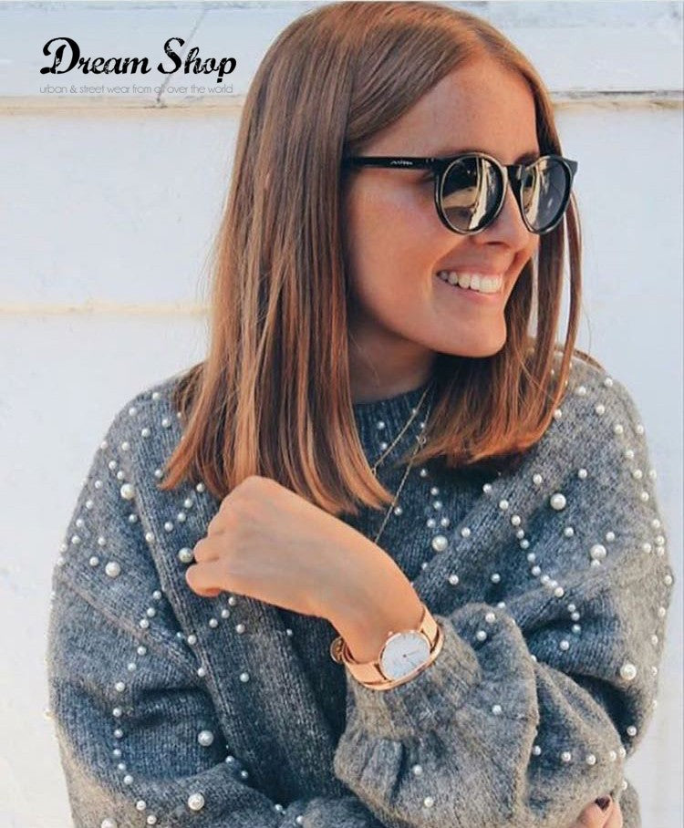 Maglione perle Byanca