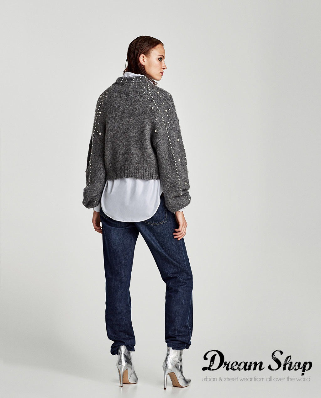 Maglione perle Byanca