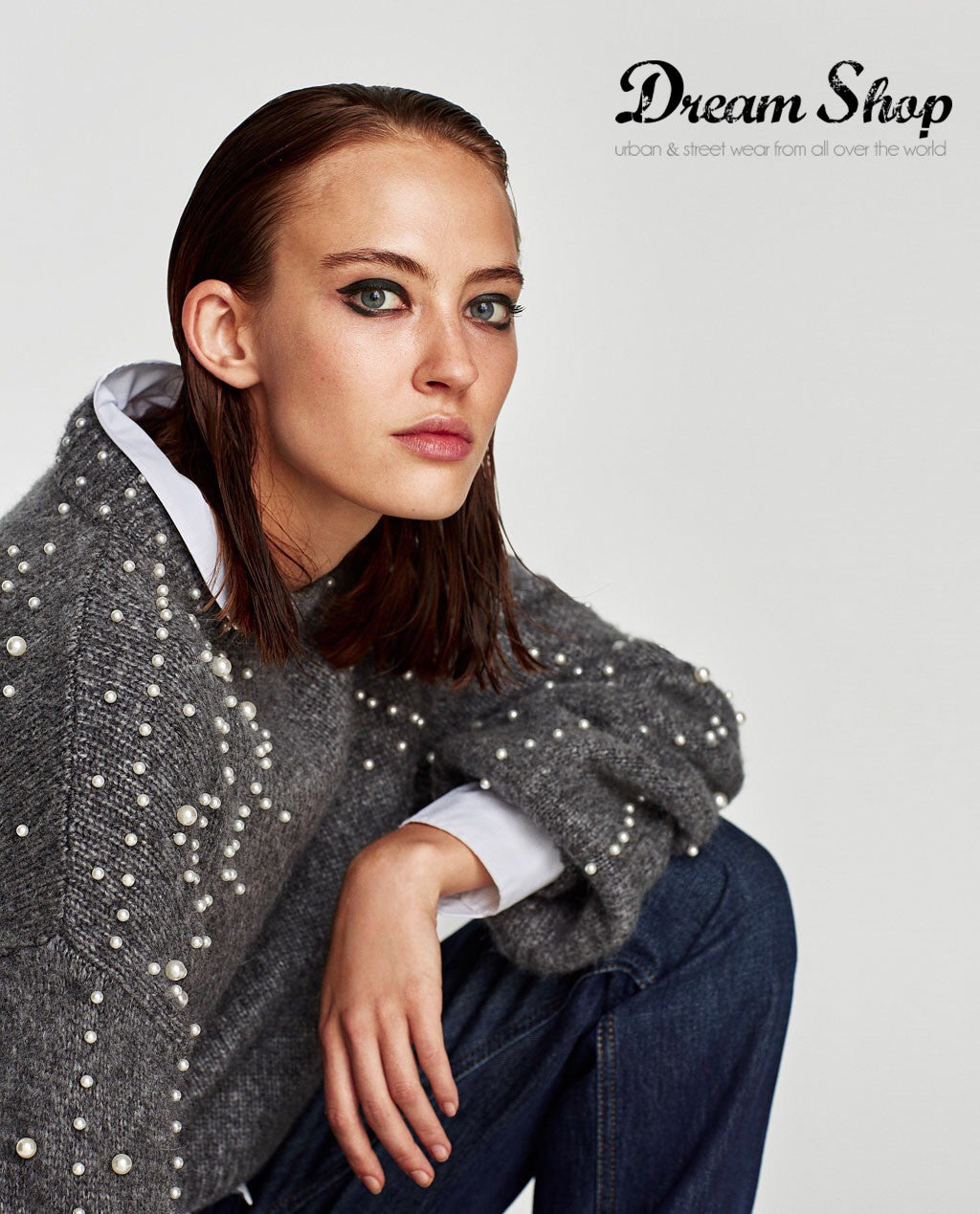 Maglione perle Byanca