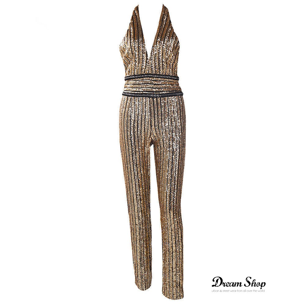 Tutina Missy Y Sequin Jumpsuit