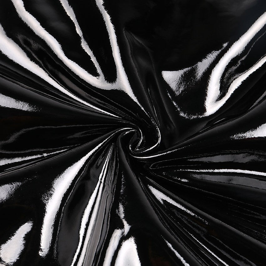 Pantaloni in vinile zipper