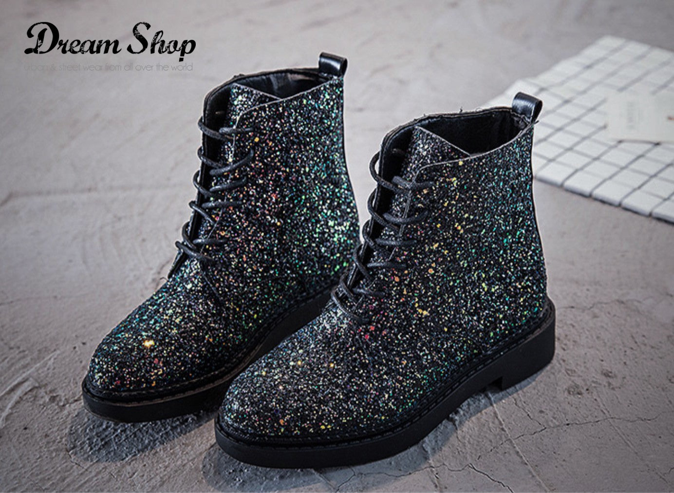 Scarponcino glitter Vadis
