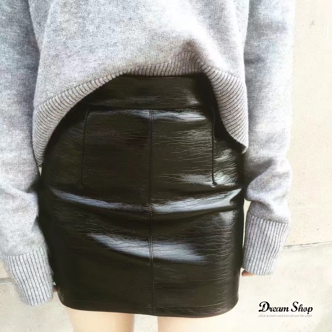 Minigonna ecopelle Giangki