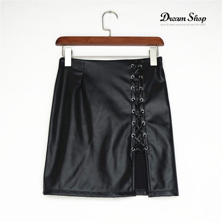 Minigonna asimmetric bondage