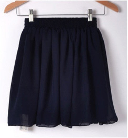 Gonna in chiffon Wanilla