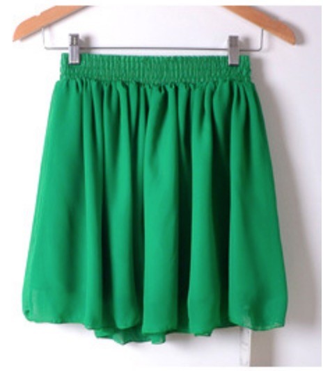 Gonna in chiffon Wanilla