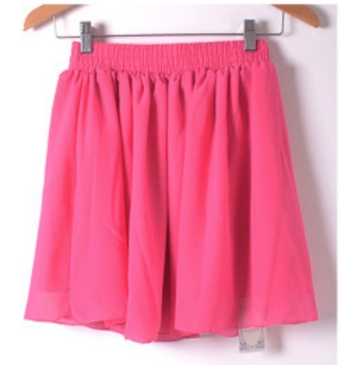 Gonna in chiffon Wanilla