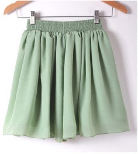 Gonna in chiffon Wanilla