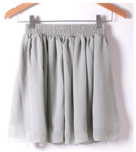 Gonna in chiffon Wanilla