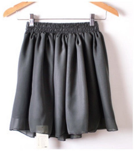 Gonna in chiffon Wanilla