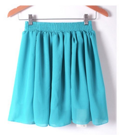 Gonna in chiffon Wanilla