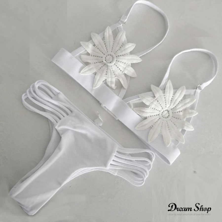 Bikini white margherita
