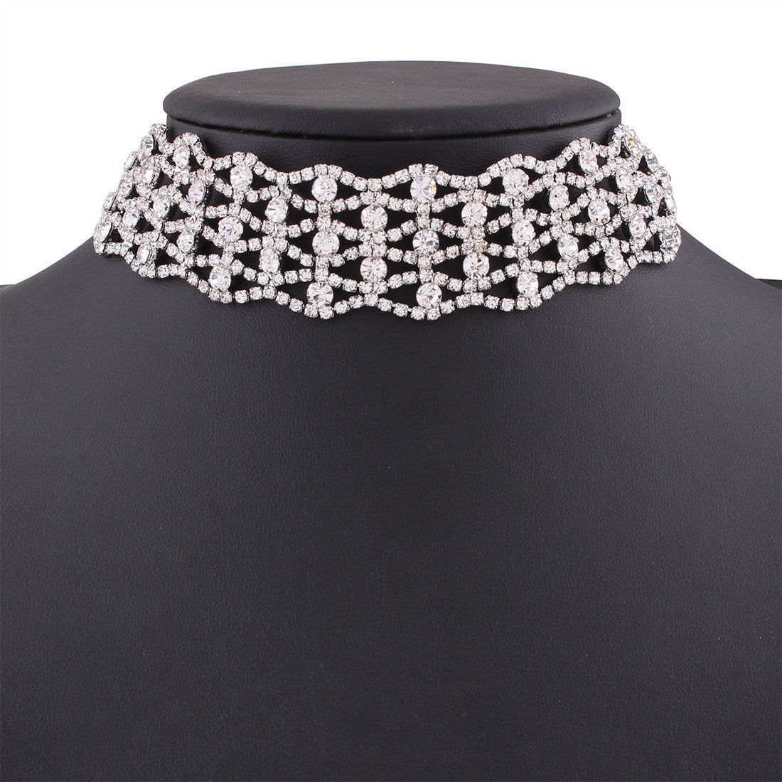 Collier strass Megaly