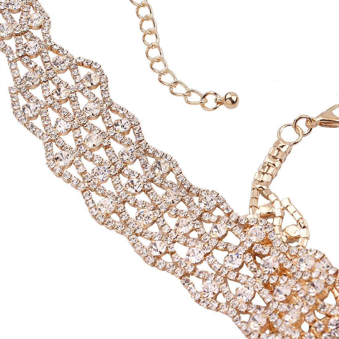 Collier strass Megaly