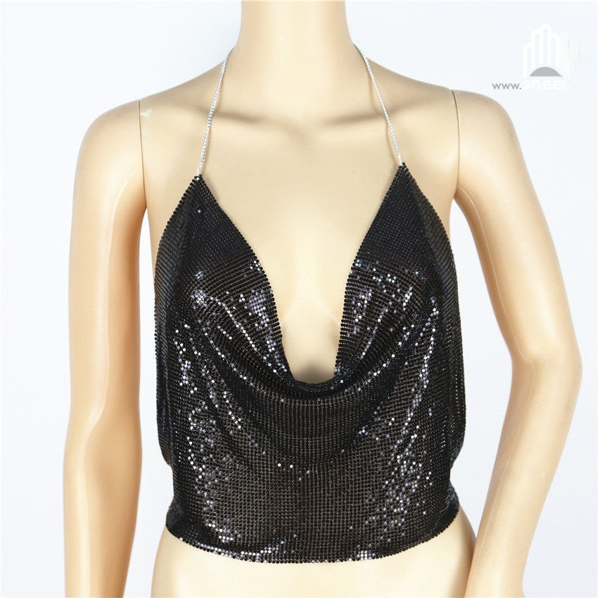 Kelika sexy Top Bianco vista frontale | Dream Shop
