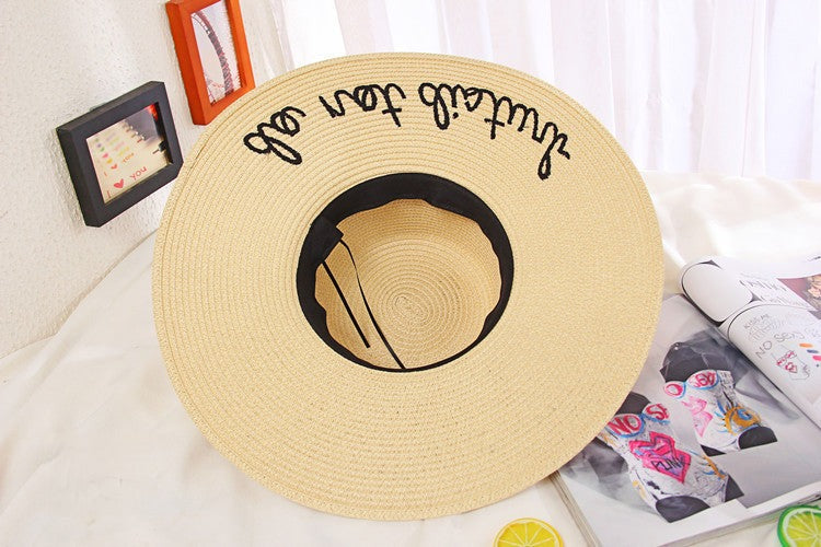 Maxi beach hat Do Not Disturb