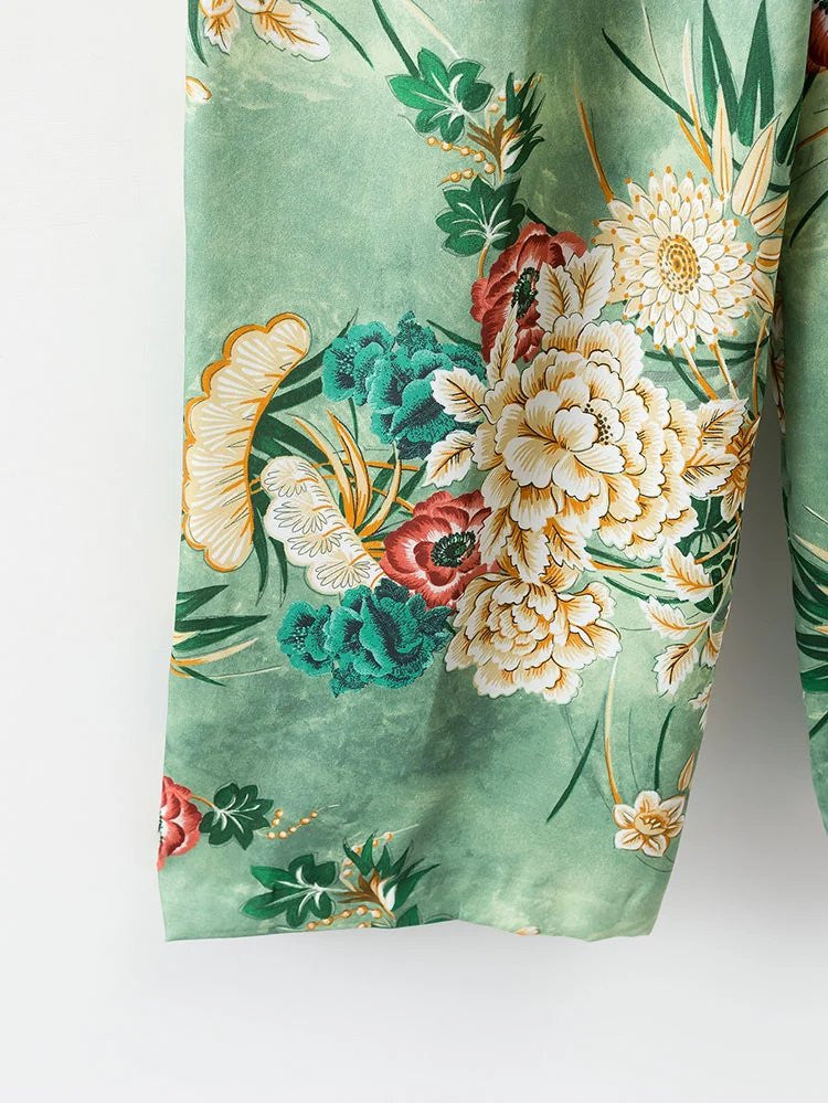 Pantalone flowergreen