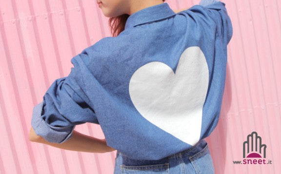 Camiseta de corazón