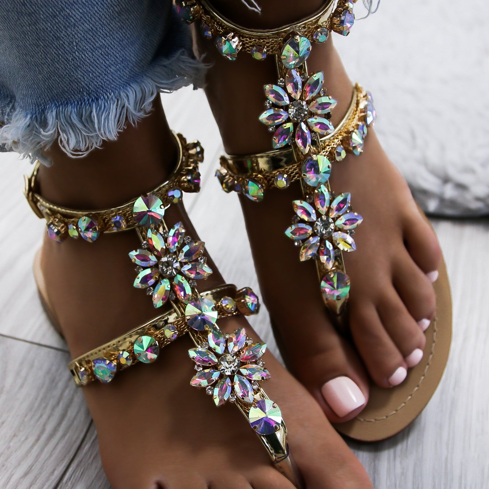 Sandalo gioiello Mistrass