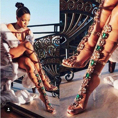 Tacchi lilly crystal