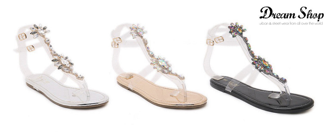 Sandalo gioiello trasparent Mistrass