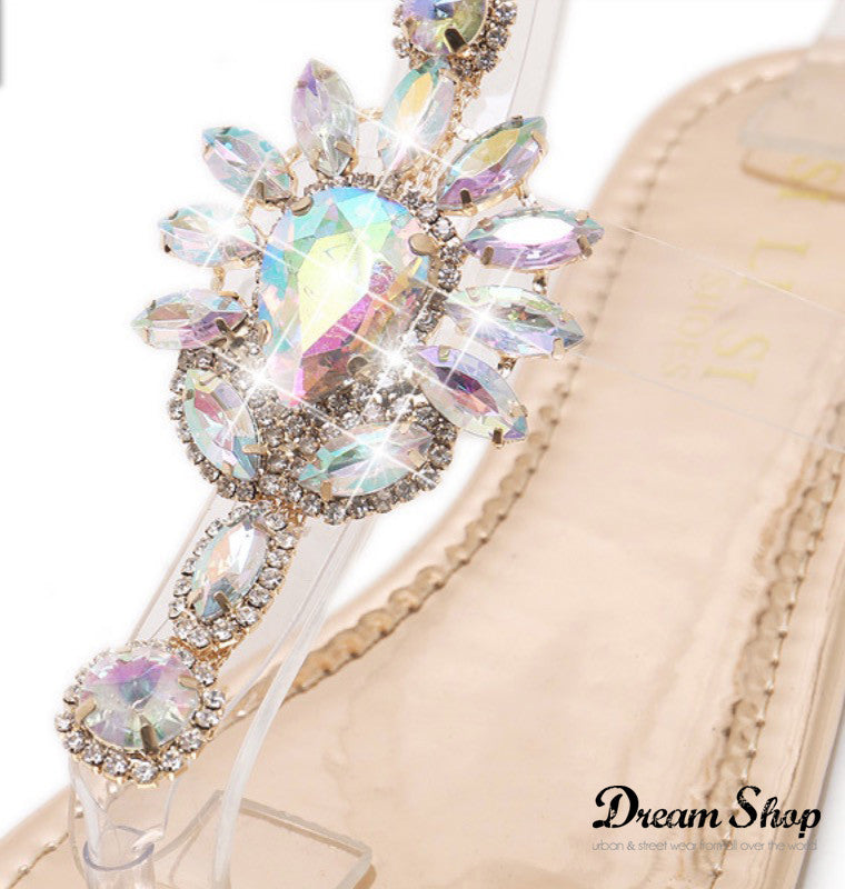 Sandalo gioiello trasparent Mistrass