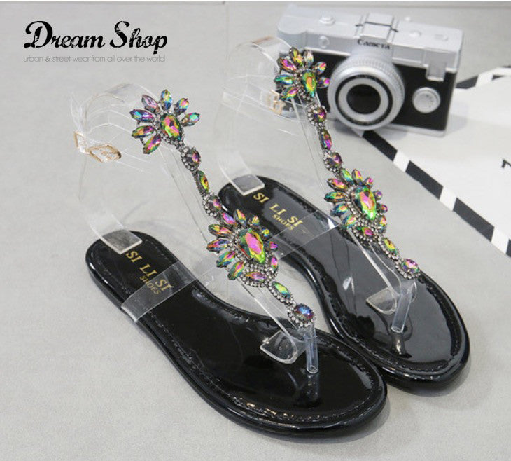 Sandalo gioiello trasparent Mistrass