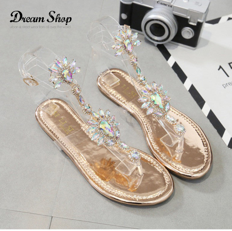 Sandalo gioiello trasparent Mistrass