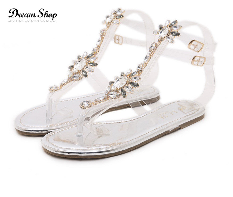 Sandalo gioiello trasparent Mistrass