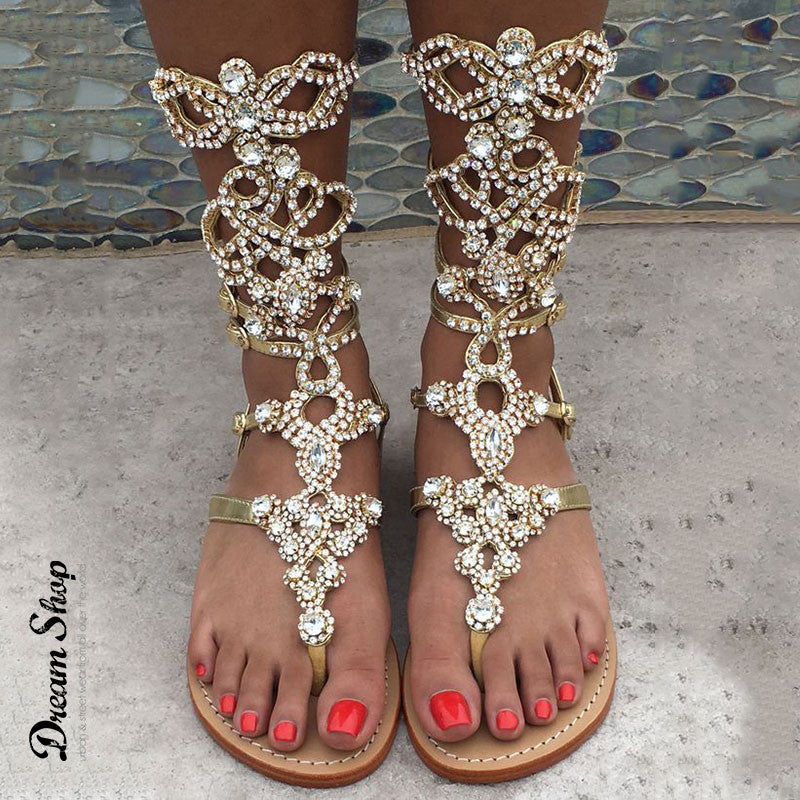 Sandalio gioiello golden gladiator