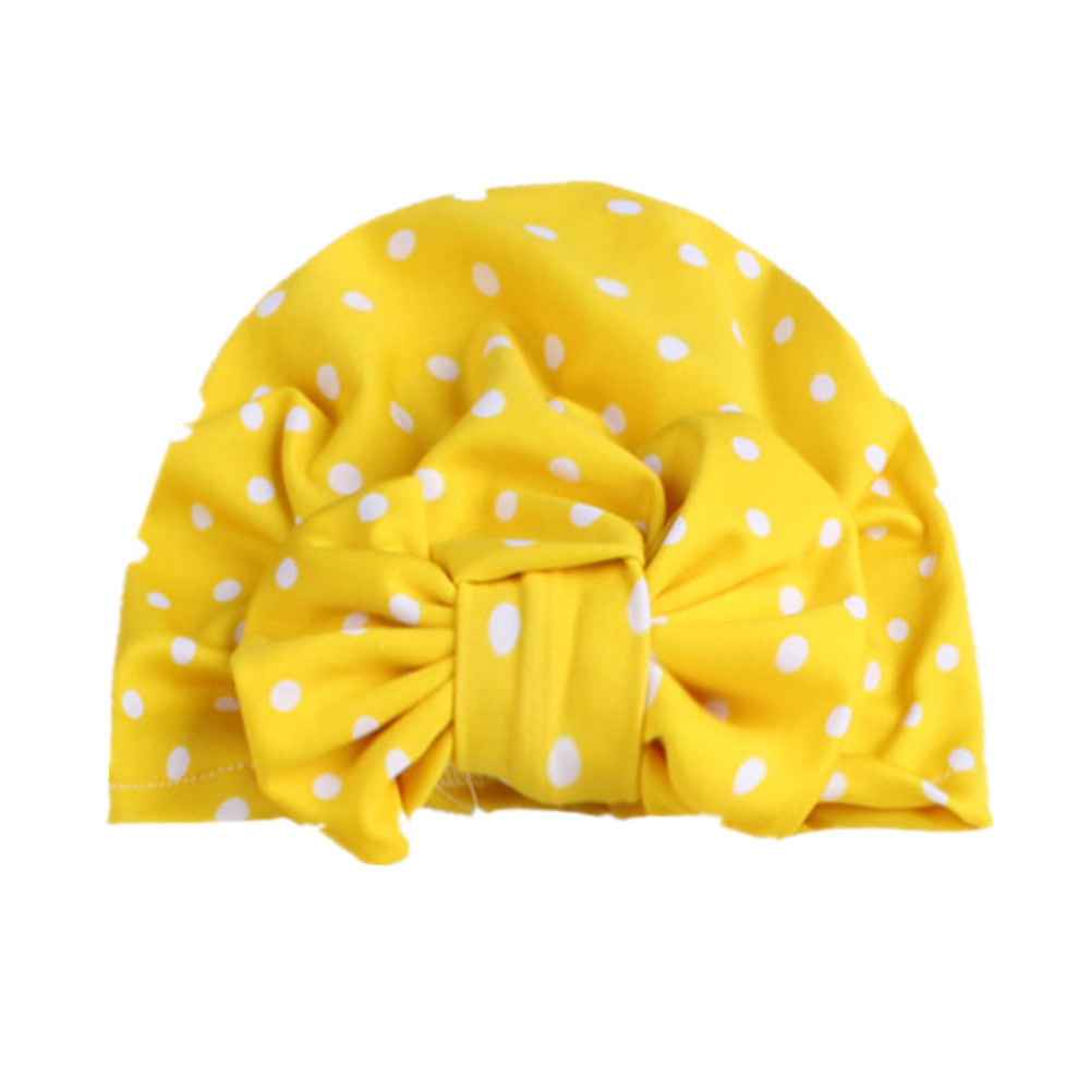 Turbante baby pois bow