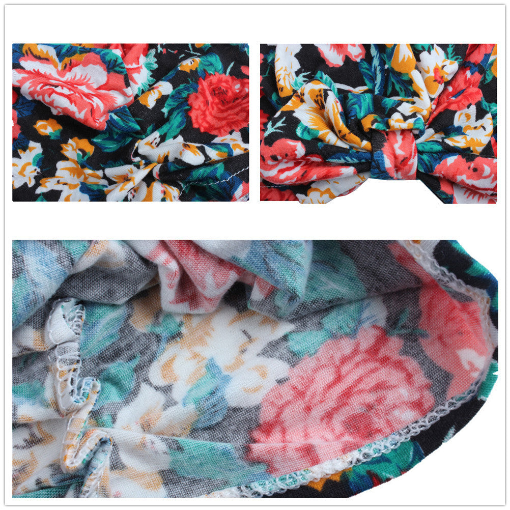 Turbante baby flower