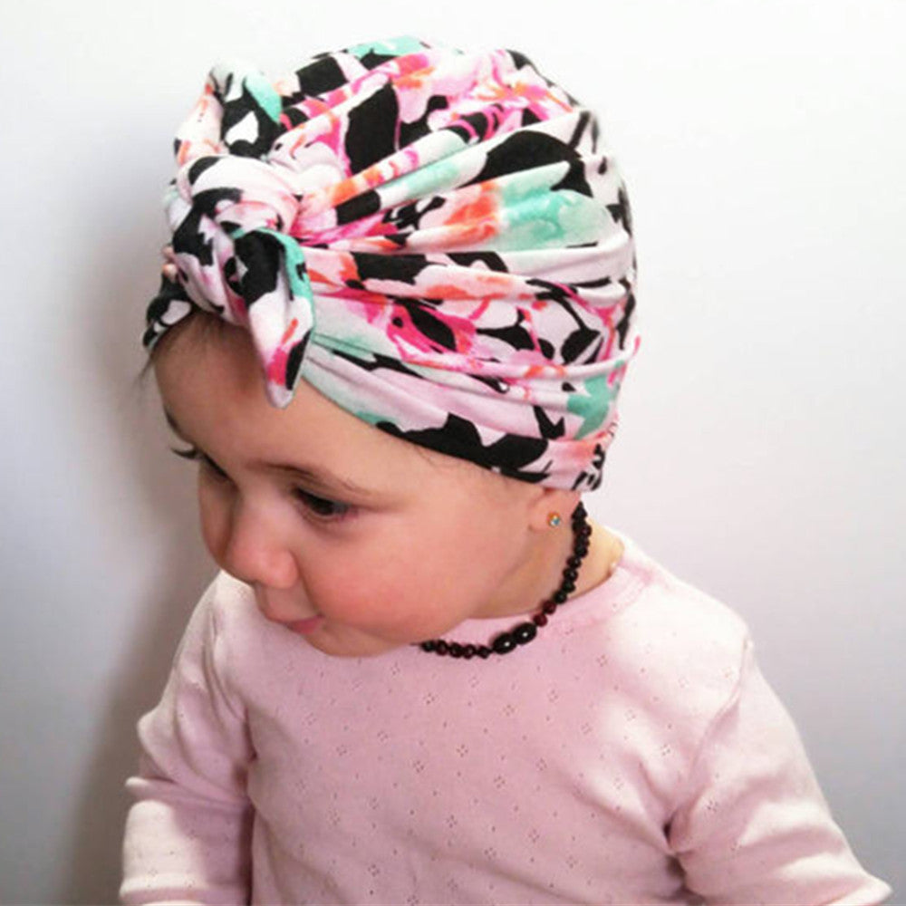 Turbante baby flower