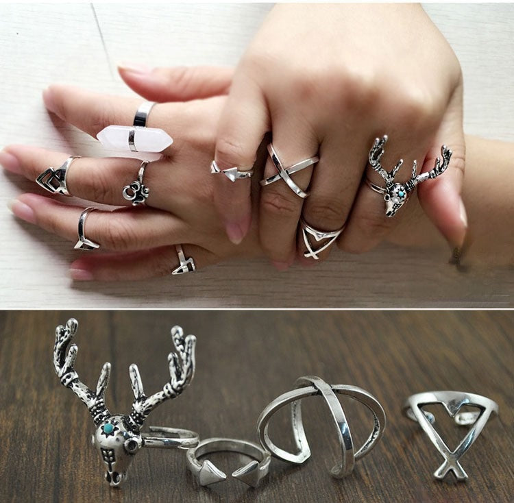Set anelli Grinni - set completo 9 pezzi | Dream Shop