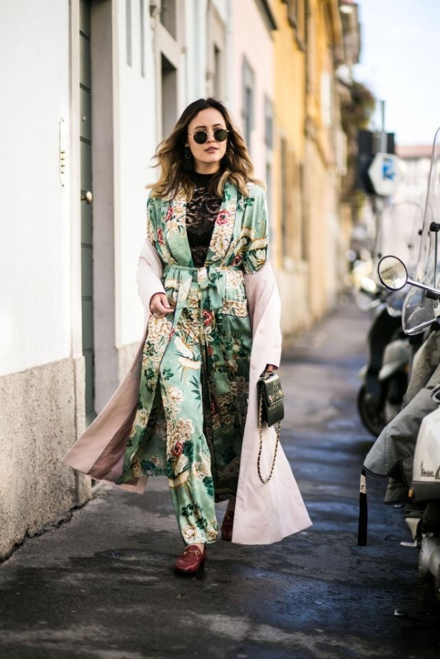 Pantalone flowergreen