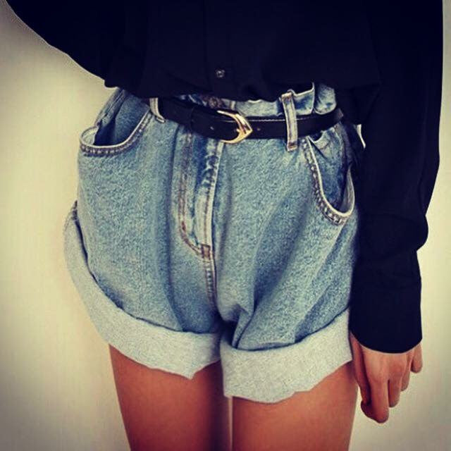 Pantalones cortos con tachuelas geniales