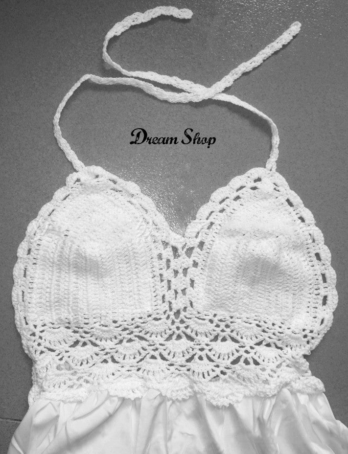 Long crocket maxidress