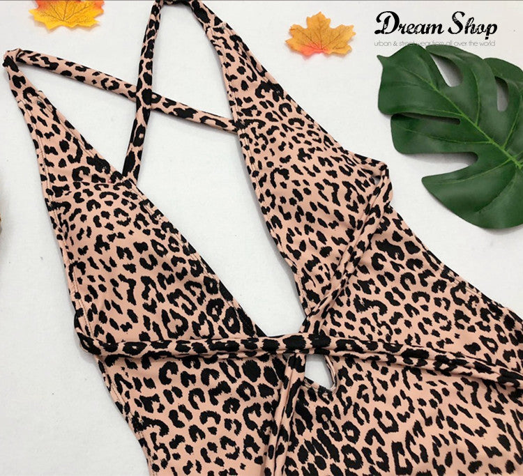 Monokini leopard flo