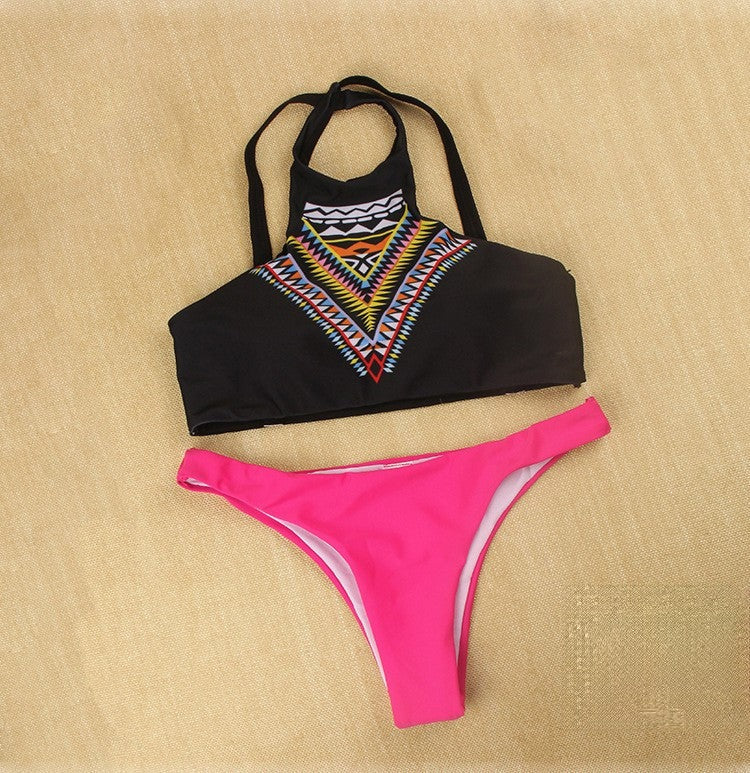 Bikini Havanna top lavorato strutturato slip brasiliana doppio laccio — Dream Shop