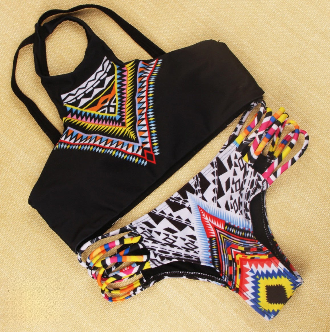 Bikini Havanna variante fucsia vista frontale — Dream Shop