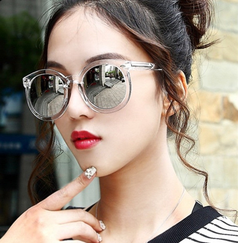 Trasparent mirror sunglasses