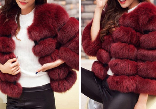 Abrigo de piel Quinzia